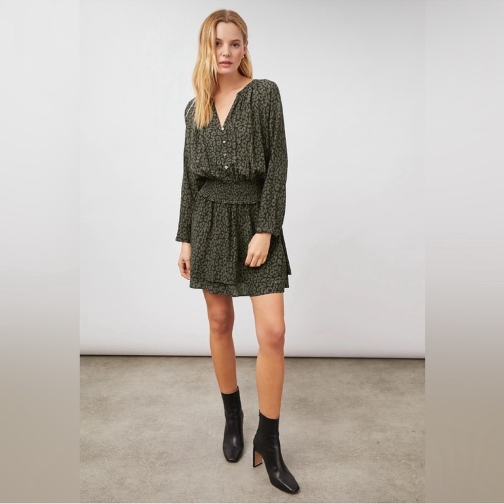 NWT Rails Jasmine Long Sleeve Mini Dress Size Large